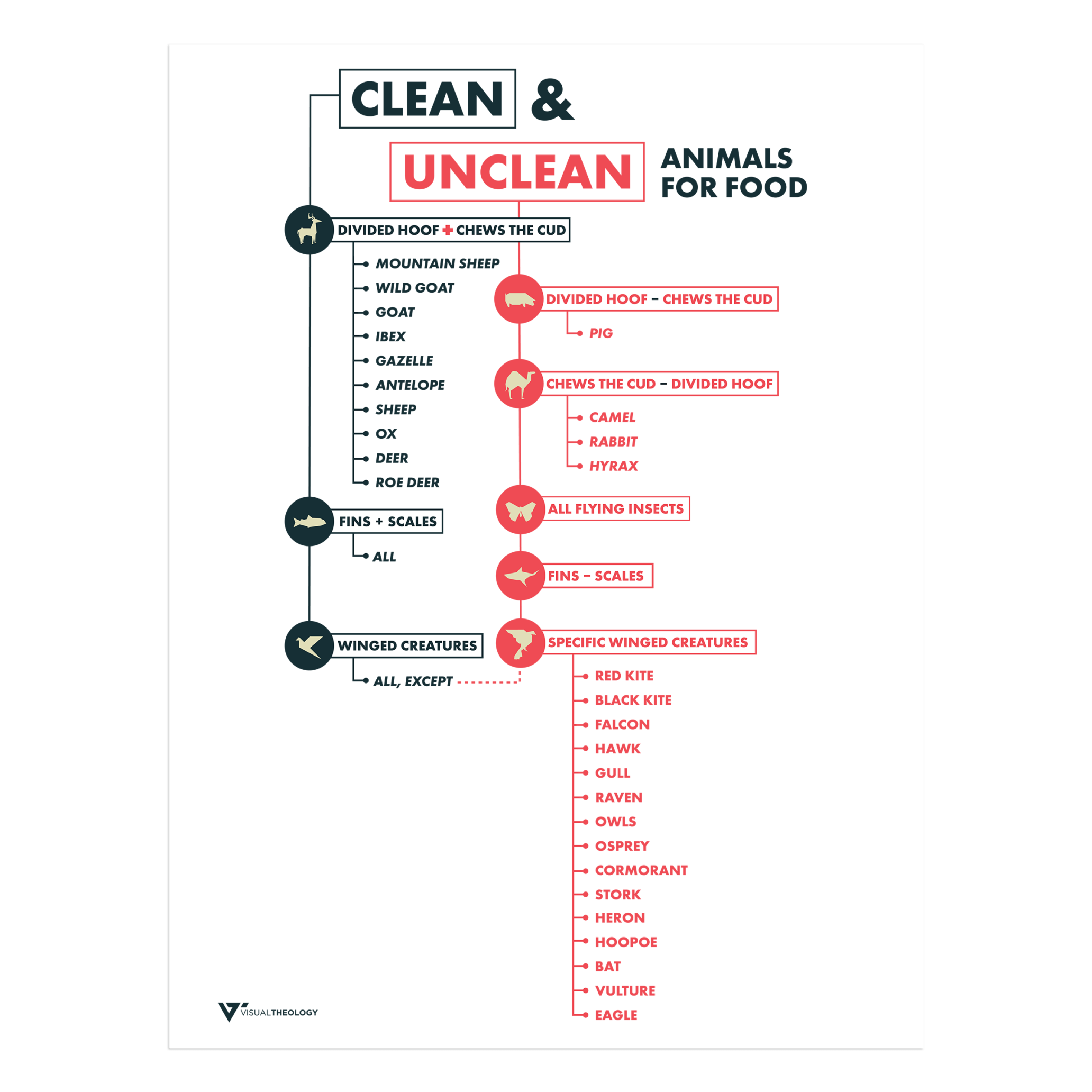 Clean and Unclean Animals for Food – Visual Theology
